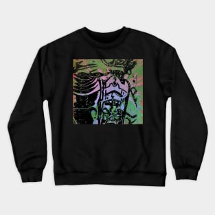 pop art marvel comics comic books galactus warhol lichtenstein Crewneck Sweatshirt